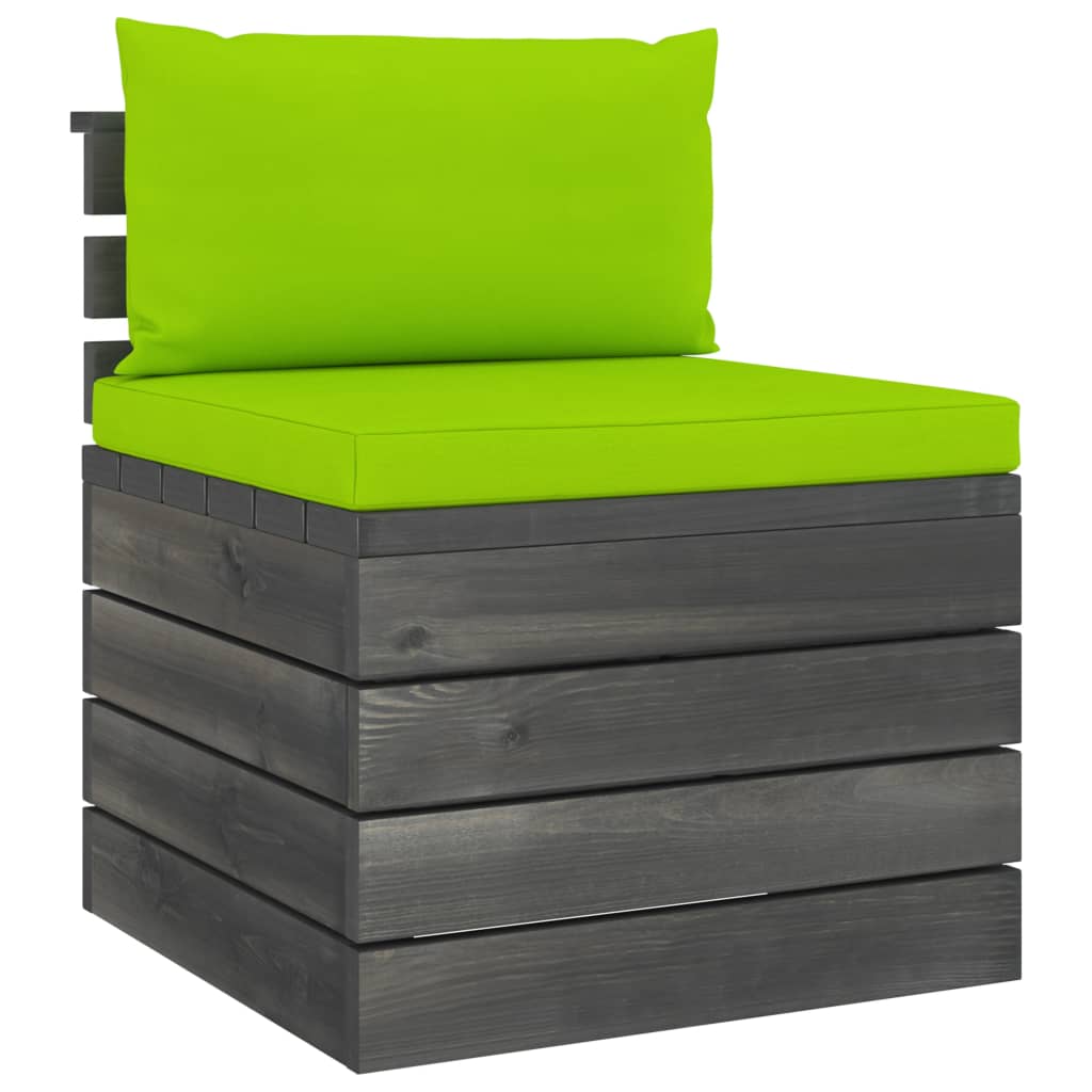 vidaXL Set mobilier grădină din paleți, 2 piese, cu perne, lemn de pin vidaXL Set mobilier grădină din paleți, 2 piese, cu perne, lemn de pin