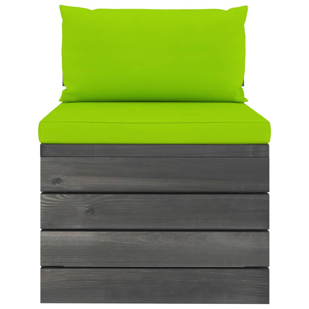 vidaXL Set mobilier grădină din paleți, 2 piese, cu perne, lemn de pin vidaXL Set mobilier grădină din paleți, 2 piese, cu perne, lemn de pin