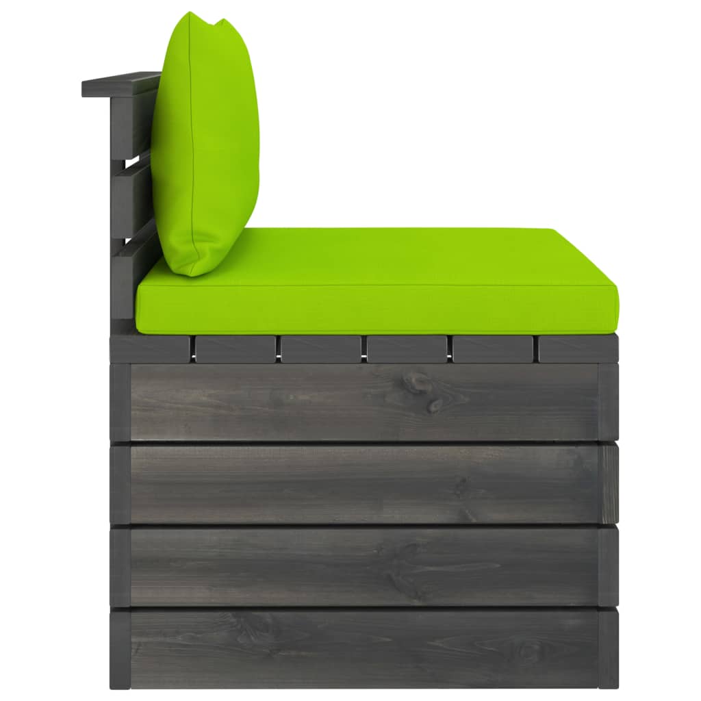 vidaXL Set mobilier grădină din paleți, 2 piese, cu perne, lemn de pin vidaXL Set mobilier grădină din paleți, 2 piese, cu perne, lemn de pin