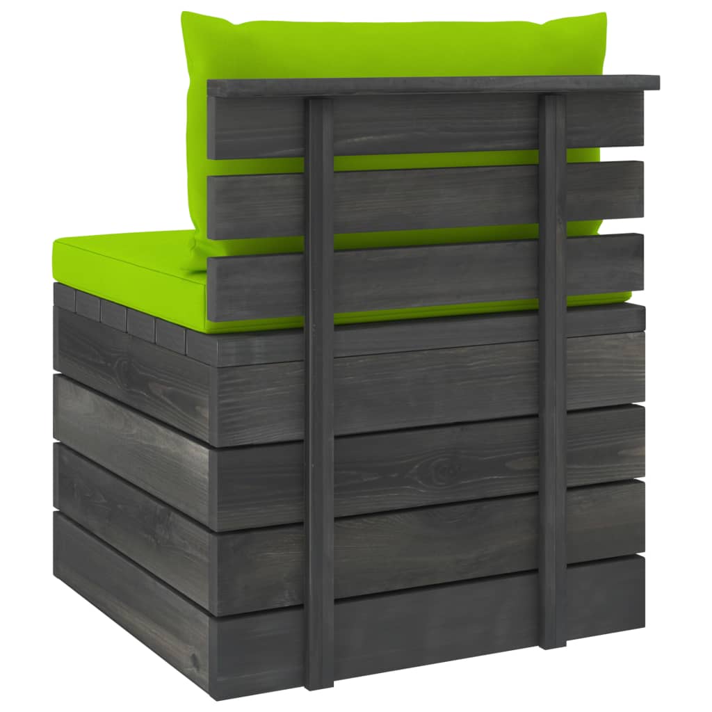 vidaXL Set mobilier grădină din paleți, 2 piese, cu perne, lemn de pin vidaXL Set mobilier grădină din paleți, 2 piese, cu perne, lemn de pin