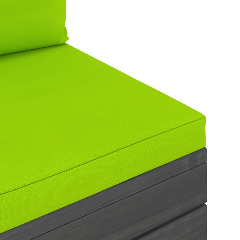 vidaXL Set mobilier grădină din paleți, 2 piese, cu perne, lemn de pin vidaXL Set mobilier grădină din paleți, 2 piese, cu perne, lemn de pin