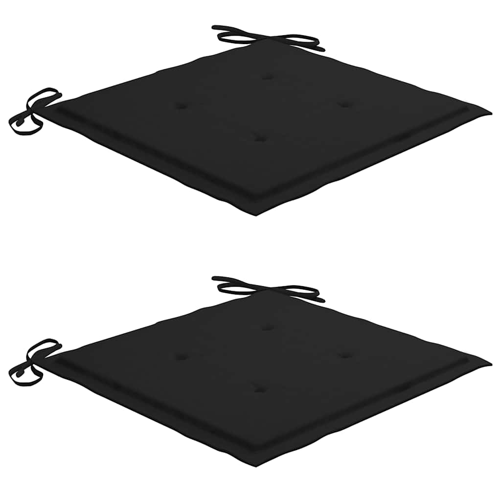 vidaXL Set mobilier exterior pliabil cu perne, 3 piese, lemn masiv tec