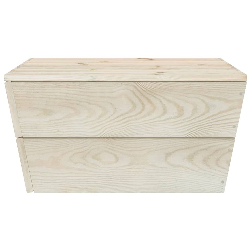 vidaXL Set mobilier grădină din paleți, 6 piese, cu perne, lemn molid vidaXL Set mobilier grădină din paleți, 6 piese, cu perne, lemn molid
