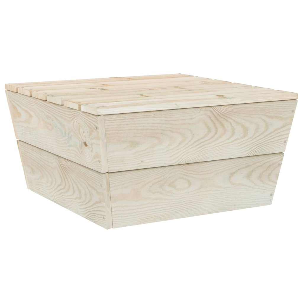 vidaXL Set mobilier grădină din paleți, 3 piese, lemn de molid tratat vidaXL Set mobilier grădină din paleți, 3 piese, lemn de molid tratat