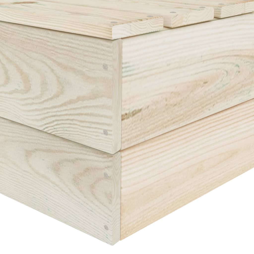 vidaXL Set mobilier de grădină paleți, 5 piese, lemn de molid tratat vidaXL Set mobilier de grădină paleți, 5 piese, lemn de molid tratat