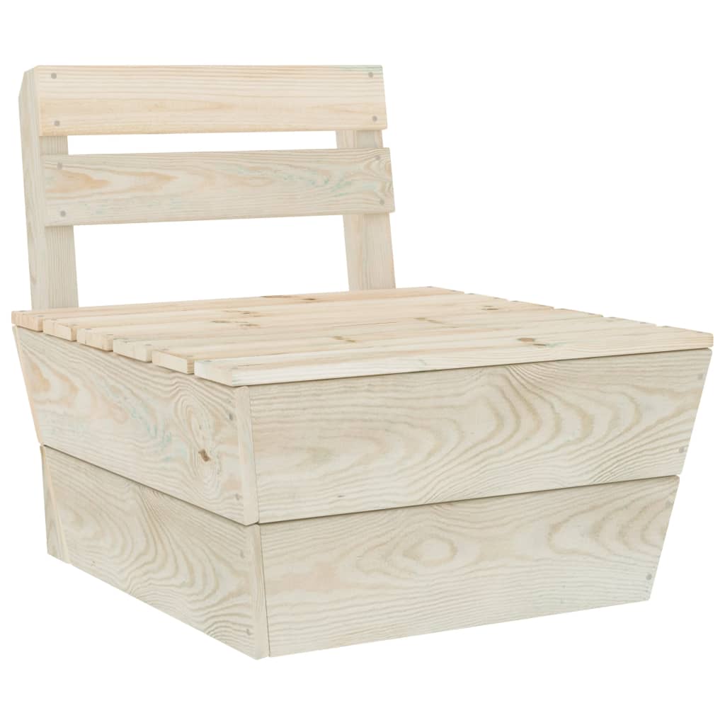 vidaXL Set mobilier de grădină paleți, 5 piese, lemn de molid tratat vidaXL Set mobilier de grădină paleți, 5 piese, lemn de molid tratat