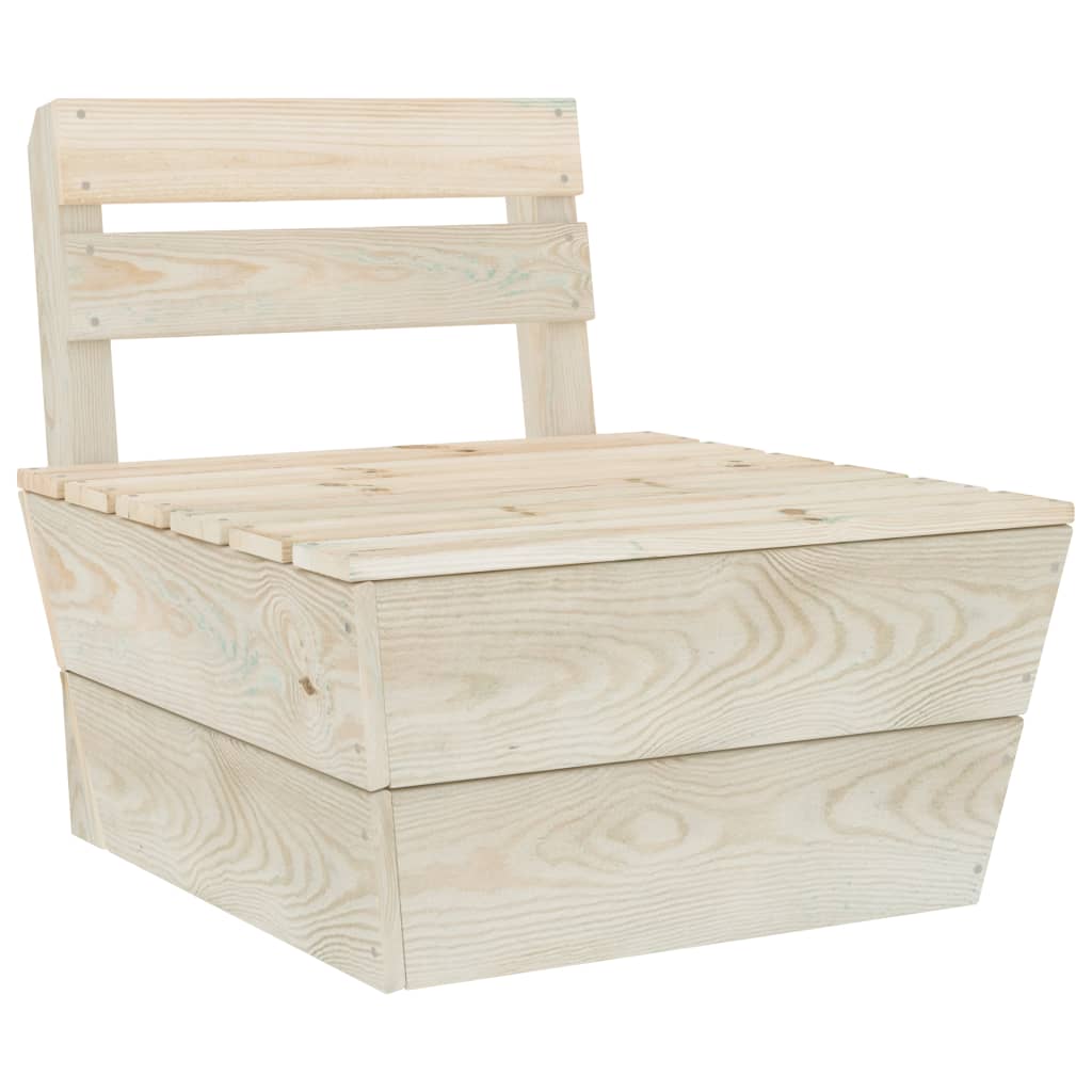 vidaXL Set mobilier grădină paleți, 10 piese, lemn de molid tratat vidaXL Set mobilier grădină paleți, 10 piese, lemn de molid tratat