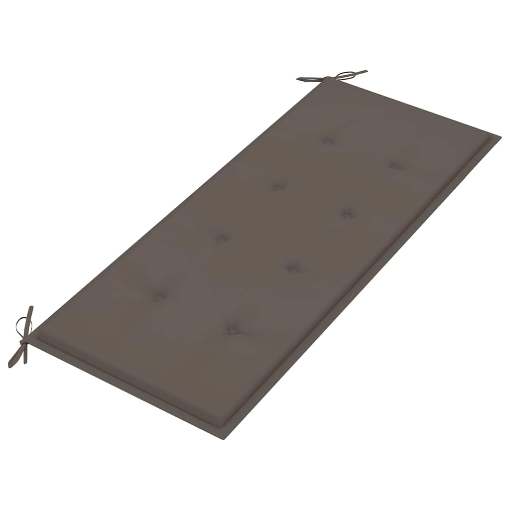 vidaXL Bancă de grădină pliabilă cu pernă, 118 cm, bambus vidaXL Bancă de grădină pliabilă cu pernă, 118 cm, bambus