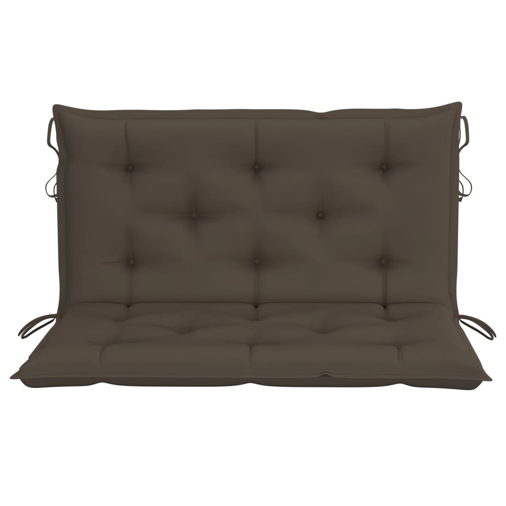 vidaXL Balansoar cu 2 locuri, frunze palmier și pernă, 202 cm, bambus vidaXL Balansoar cu 2 locuri, frunze palmier și pernă, 202 cm, bambus