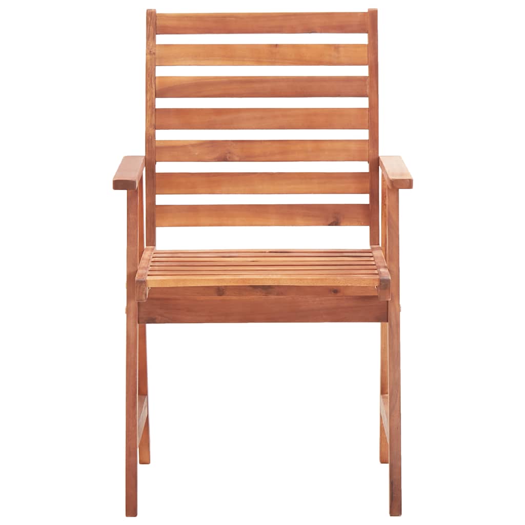 vidaXL Scaune de exterior cu perne, 2 buc., lemn masiv de acacia vidaXL Scaune de exterior cu perne, 2 buc., lemn masiv de acacia