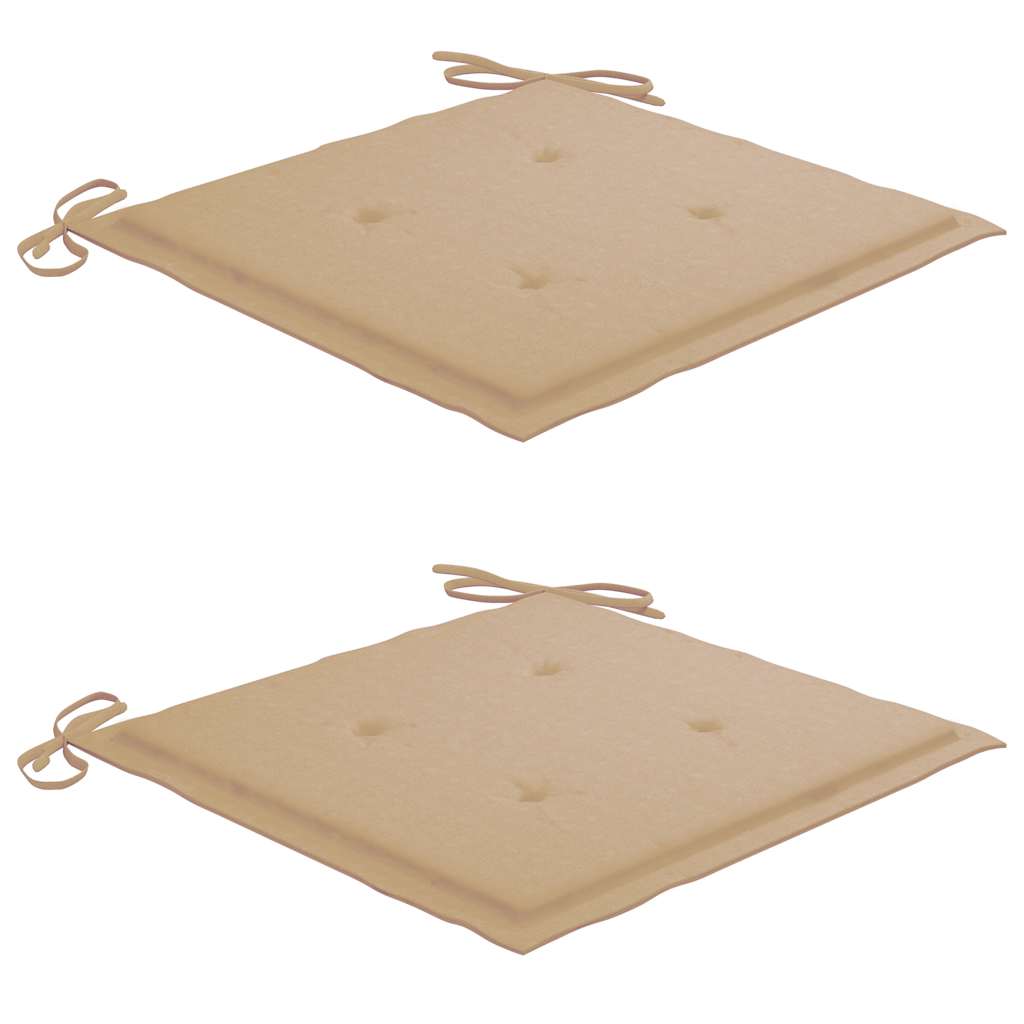 vidaXL Scaune de exterior cu perne, 2 buc., lemn masiv de acacia vidaXL Scaune de exterior cu perne, 2 buc., lemn masiv de acacia