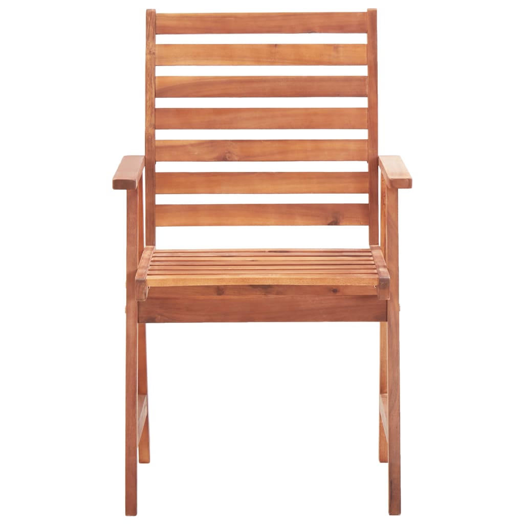 vidaXL Scaune de exterior cu perne, 3 buc., lemn masiv de acacia vidaXL Scaune de exterior cu perne, 3 buc., lemn masiv de acacia