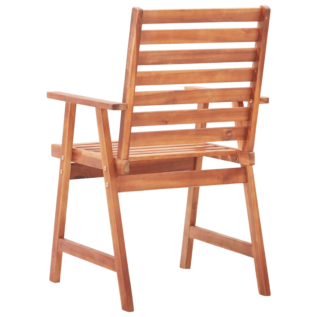 vidaXL Scaune de exterior cu perne, 3 buc., lemn masiv acacia vidaXL Scaune de exterior cu perne, 3 buc., lemn masiv acacia