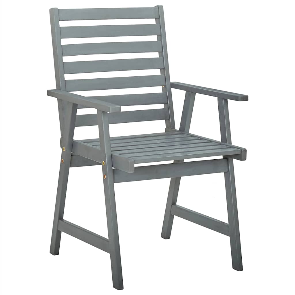 vidaXL Scaune de exterior cu perne, 3 buc., lemn masiv acacia vidaXL Scaune de exterior cu perne, 3 buc., lemn masiv acacia