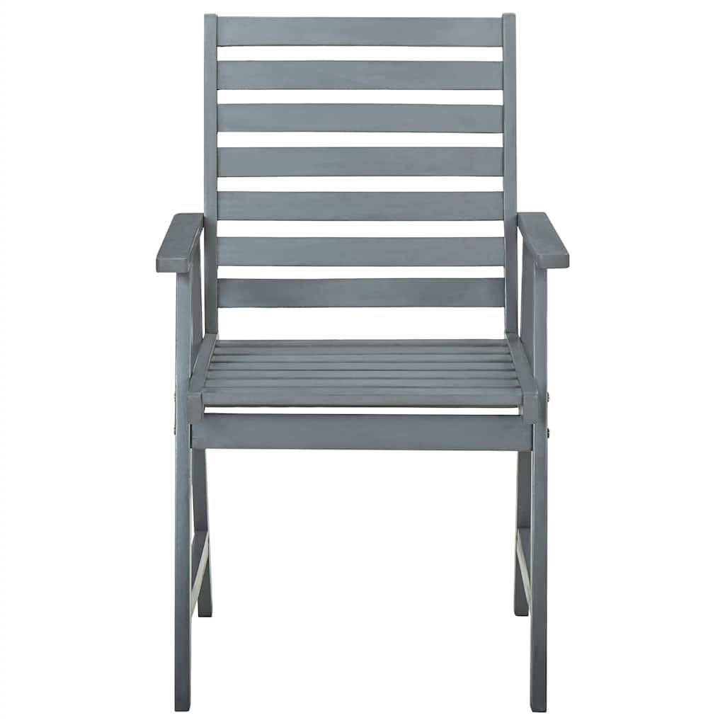 vidaXL Scaune de exterior cu perne, 3 buc., lemn masiv acacia vidaXL Scaune de exterior cu perne, 3 buc., lemn masiv acacia