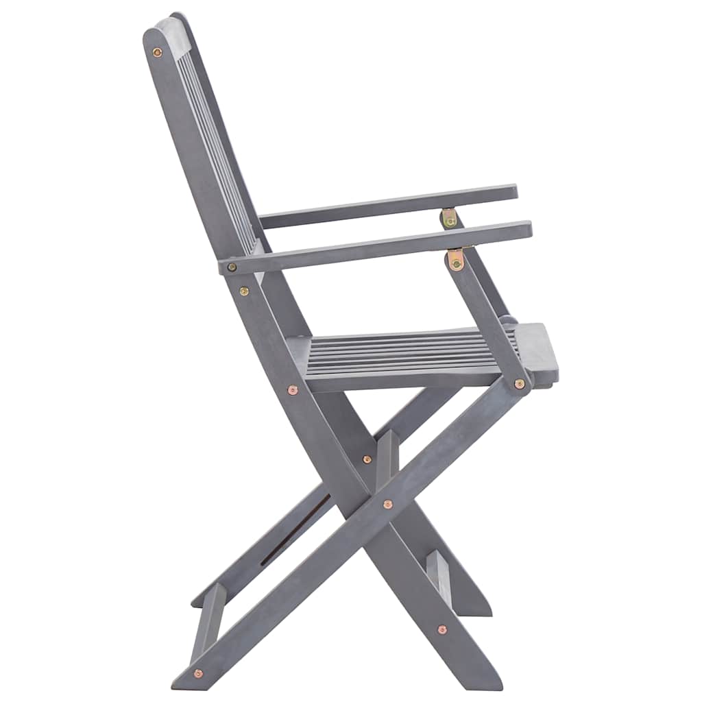 vidaXL Scaune pliante de exterior cu perne 6 buc. lemn masiv de acacia vidaXL Scaune pliante de exterior cu perne 6 buc. lemn masiv de acacia
