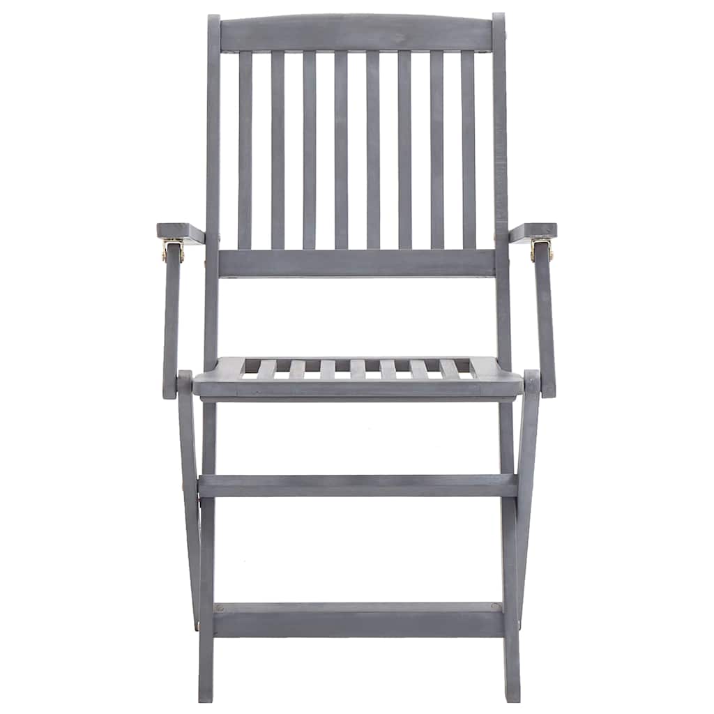 vidaXL Scaune pliante de exterior cu perne 6 buc. lemn masiv de acacia vidaXL Scaune pliante de exterior cu perne 6 buc. lemn masiv de acacia