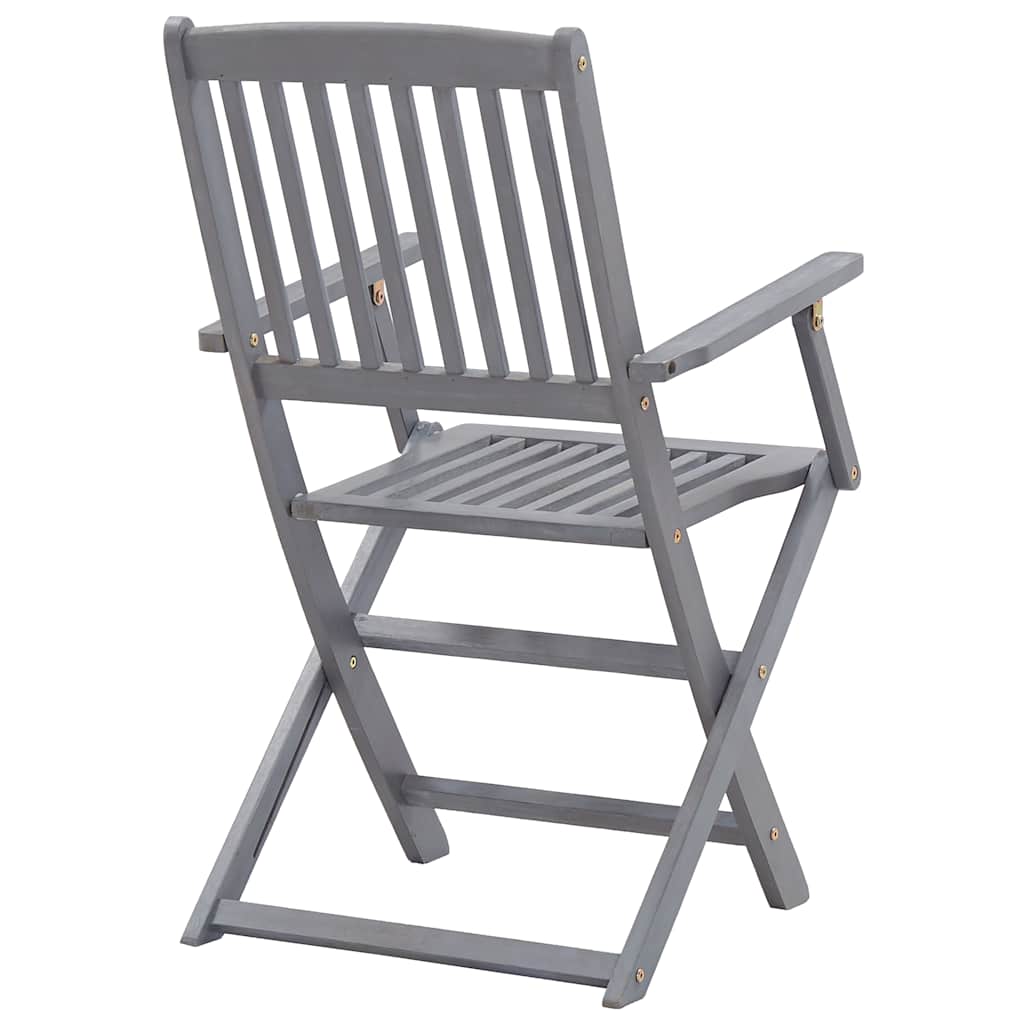 vidaXL Scaune pliante de exterior cu perne 6 buc. lemn masiv de acacia vidaXL Scaune pliante de exterior cu perne 6 buc. lemn masiv de acacia