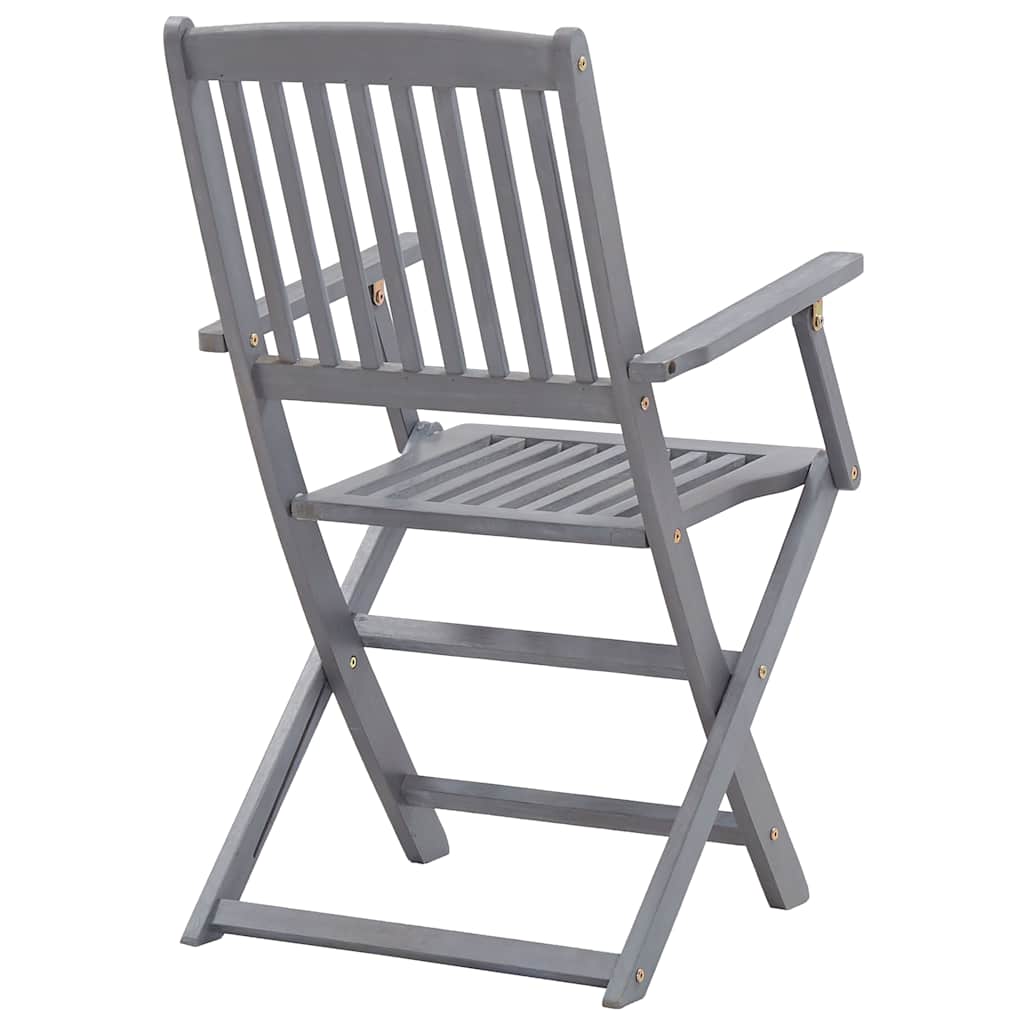 vidaXL Scaune pliante de exterior cu perne 6 buc. lemn masiv de acacia vidaXL Scaune pliante de exterior cu perne 6 buc. lemn masiv de acacia