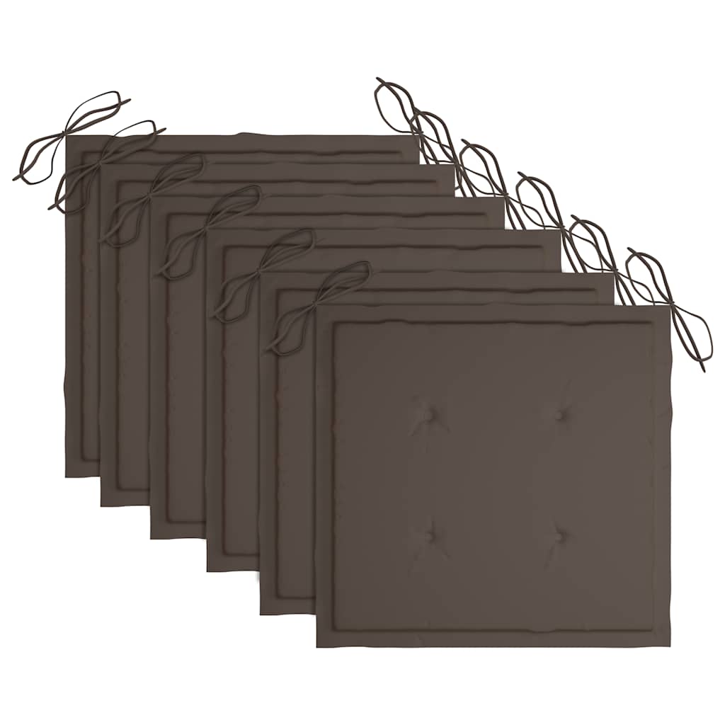 vidaXL Scaune pliante de exterior cu perne 6 buc. lemn masiv de acacia vidaXL Scaune pliante de exterior cu perne 6 buc. lemn masiv de acacia