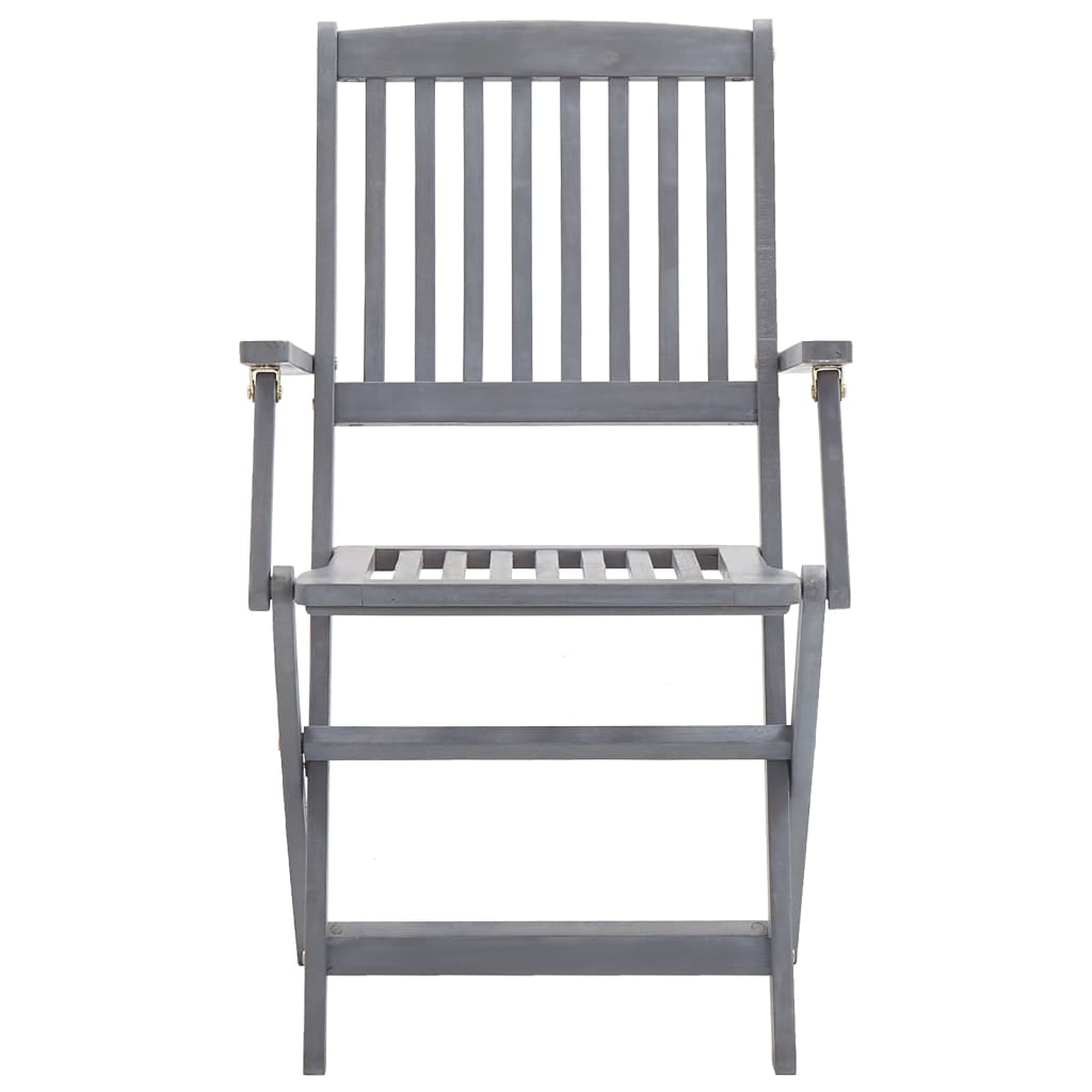 vidaXL Scaune pliante de exterior cu perne 6 buc. lemn masiv de acacia vidaXL Scaune pliante de exterior cu perne 6 buc. lemn masiv de acacia