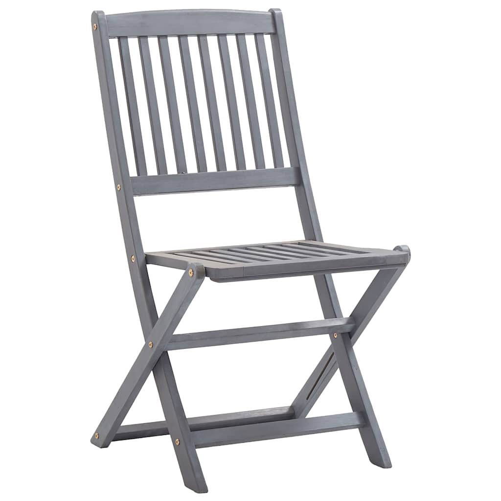 vidaXL Scaune pliante de exterior cu perne 6 buc. lemn masiv de acacia vidaXL Scaune pliante de exterior cu perne 6 buc. lemn masiv de acacia