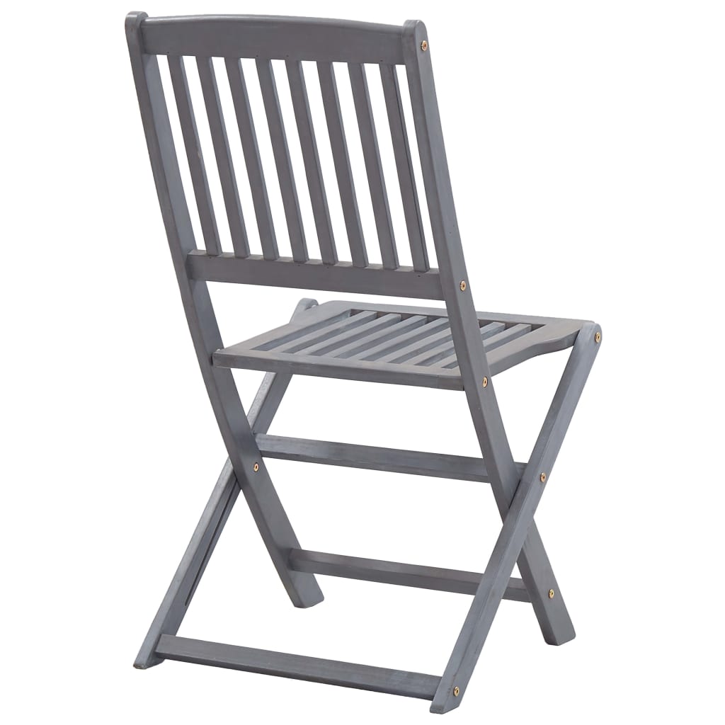 vidaXL Scaune pliante de exterior cu perne 6 buc. lemn masiv de acacia vidaXL Scaune pliante de exterior cu perne 6 buc. lemn masiv de acacia