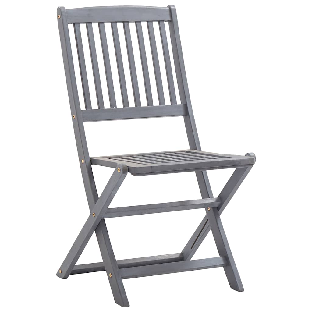 vidaXL Scaune pliante de exterior cu perne 6 buc. lemn masiv de acacia vidaXL Scaune pliante de exterior cu perne 6 buc. lemn masiv de acacia