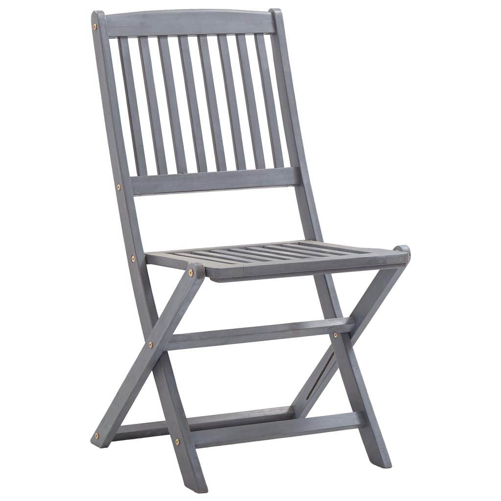 vidaXL Scaune pliante de exterior cu perne 6 buc. lemn masiv de acacia vidaXL Scaune pliante de exterior cu perne 6 buc. lemn masiv de acacia