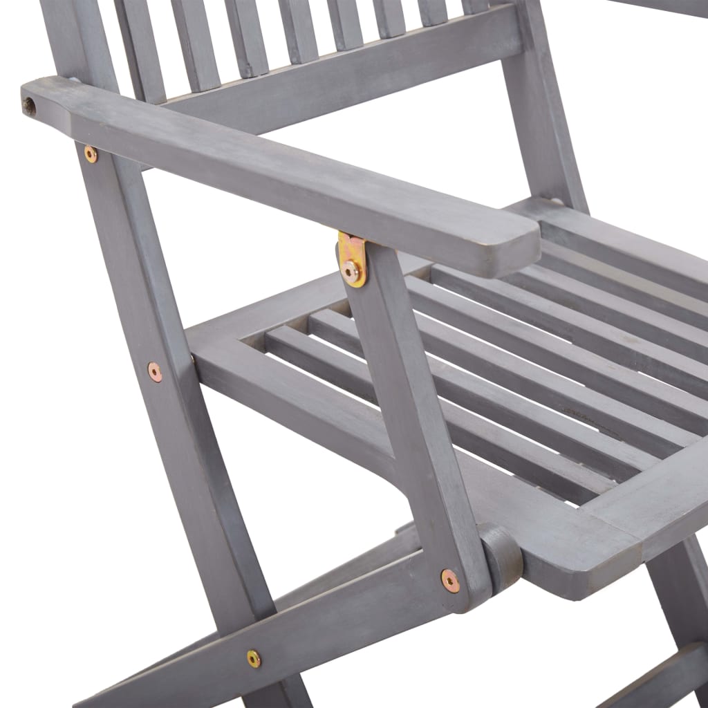 vidaXL Scaune pliabile exterior, 6 buc., lemn masiv acacia vidaXL Scaune pliabile exterior, 6 buc., lemn masiv acacia