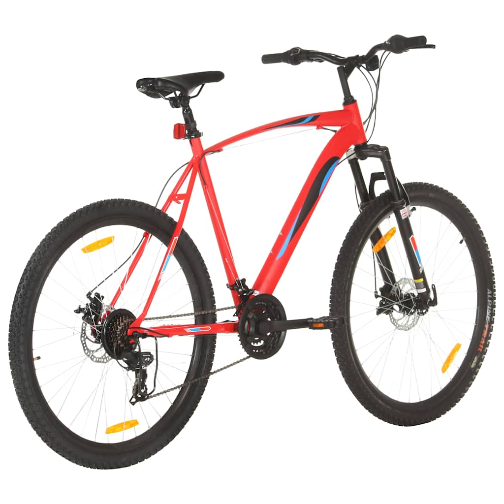 vidaXL Bicicletă montană, 21 viteze, roată 29 inci, cadru 53 cm, roșu vidaXL Bicicletă montană, 21 viteze, roată 29 inci, cadru 53 cm, roșu