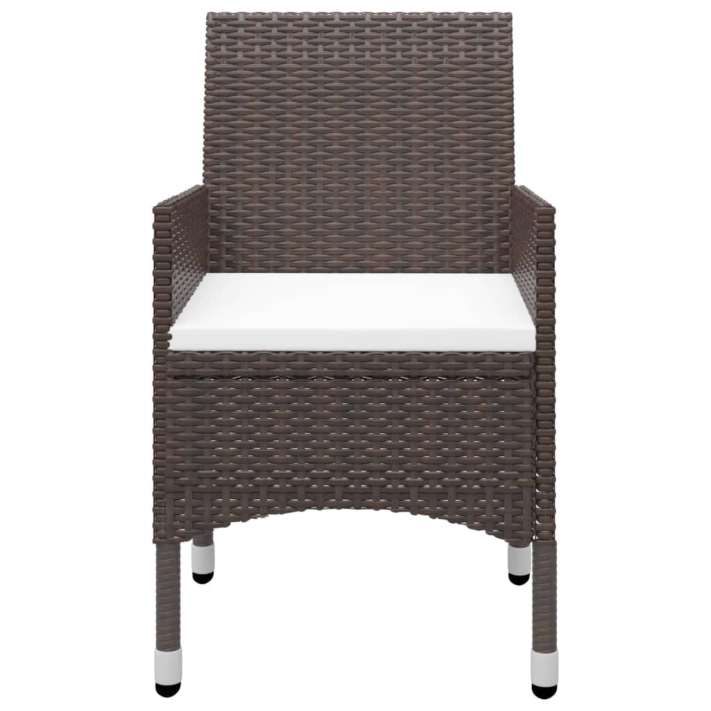vidaXL Set mobilier de grădină, 5 piese, maro vidaXL Set mobilier de grădină, 5 piese, maro