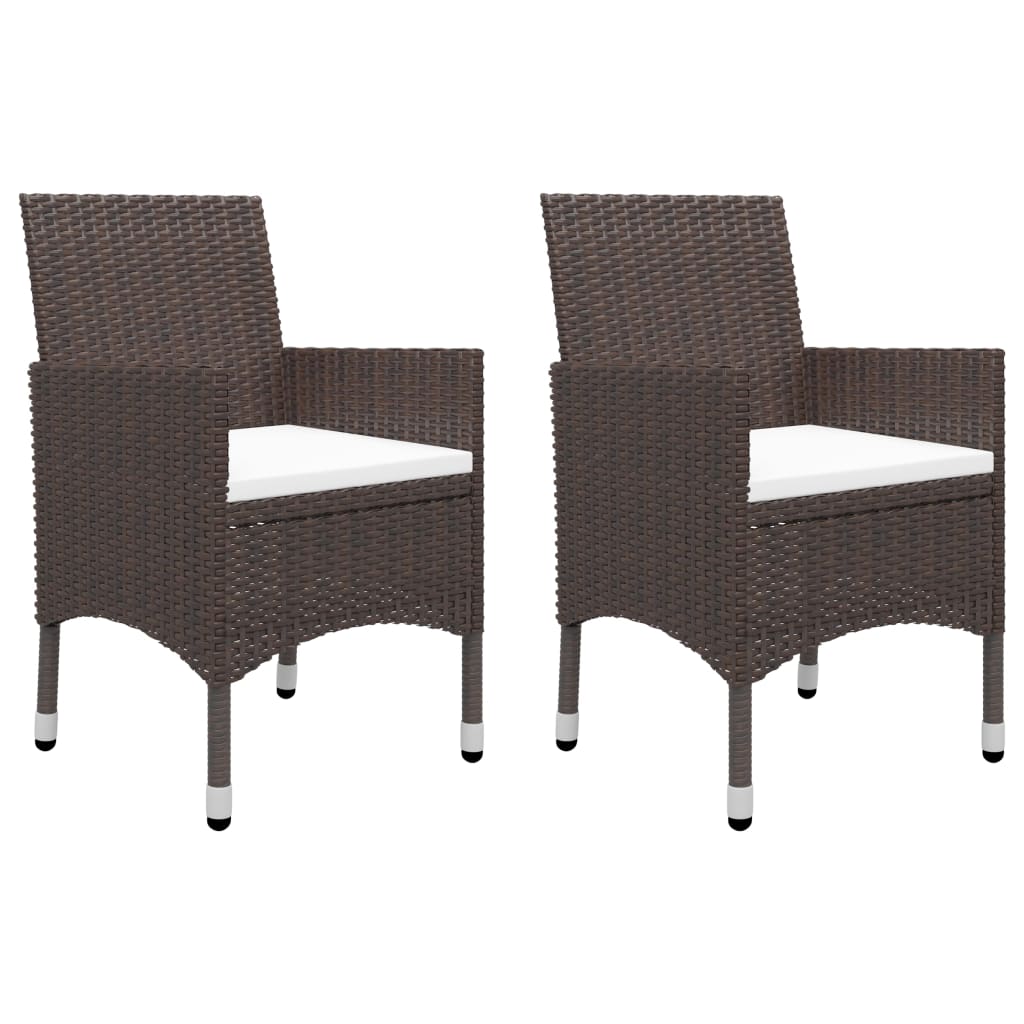 vidaXL Set mobilier de grădină, 5 piese, maro vidaXL Set mobilier de grădină, 5 piese, maro