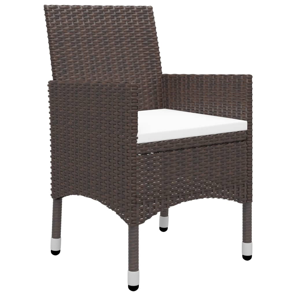 vidaXL Set mobilier de grădină, 5 piese, maro vidaXL Set mobilier de grădină, 5 piese, maro