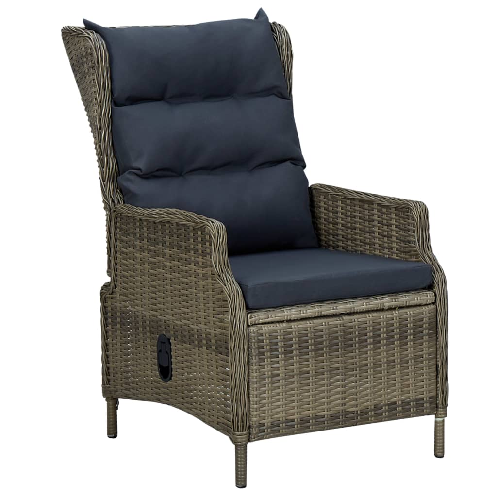 vidaXL Set mobilier de grădină, 5 piese, maro vidaXL Set mobilier de grădină, 5 piese, maro