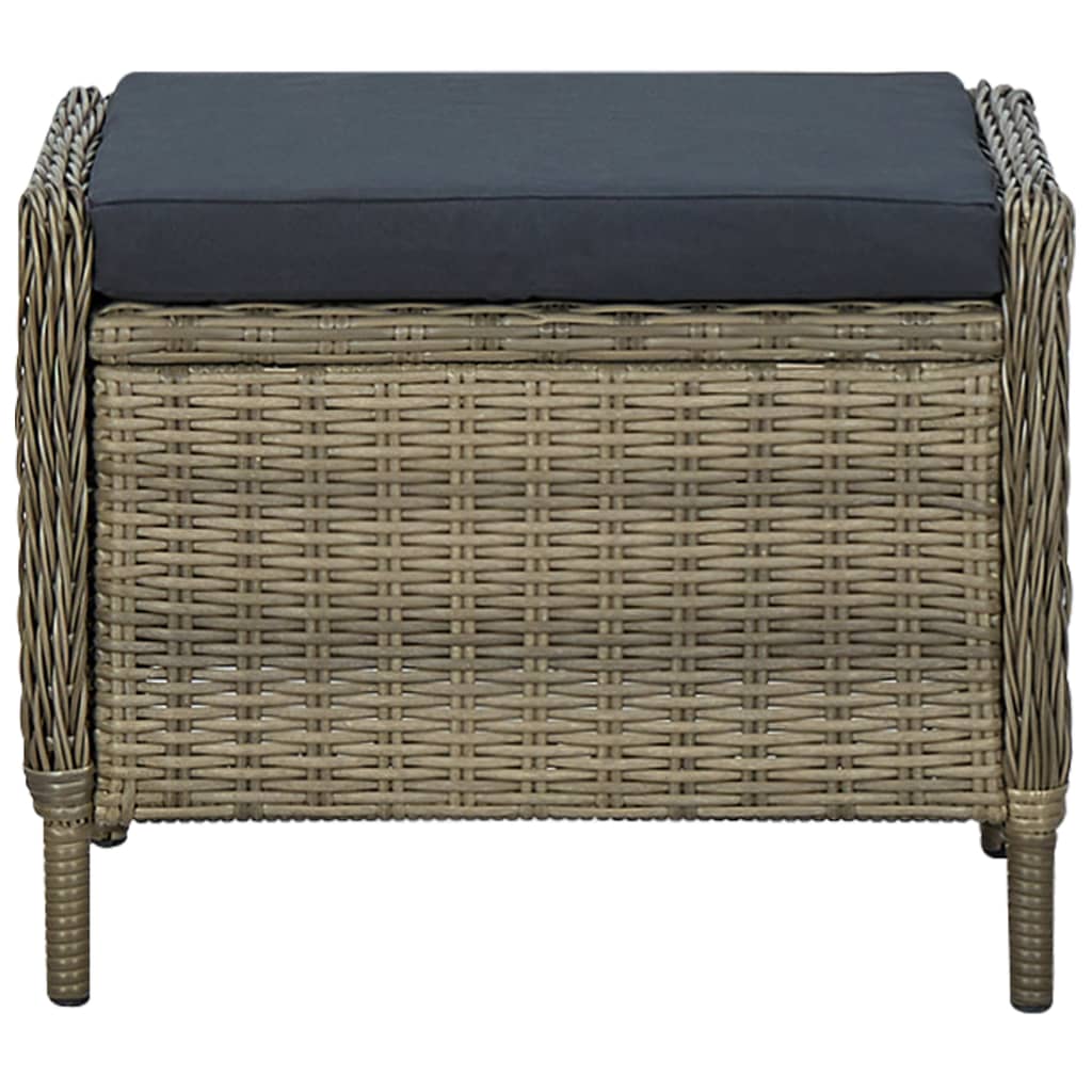 vidaXL Set mobilier de grădină, 5 piese, maro vidaXL Set mobilier de grădină, 5 piese, maro