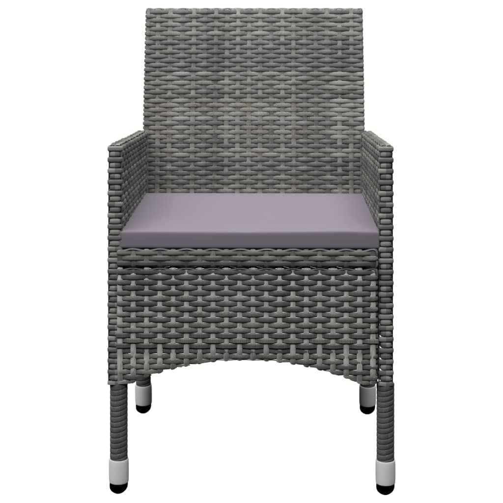 vidaXL Set mobilier de grădină, 5 piese, gri vidaXL Set mobilier de grădină, 5 piese, gri