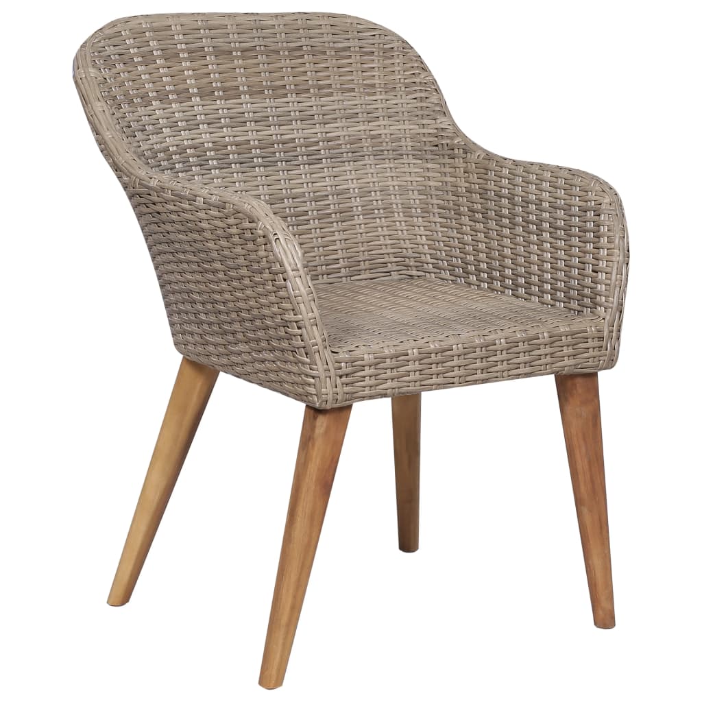 vidaXL Set mobilier de grădină, 5 piese, maro vidaXL Set mobilier de grădină, 5 piese, maro