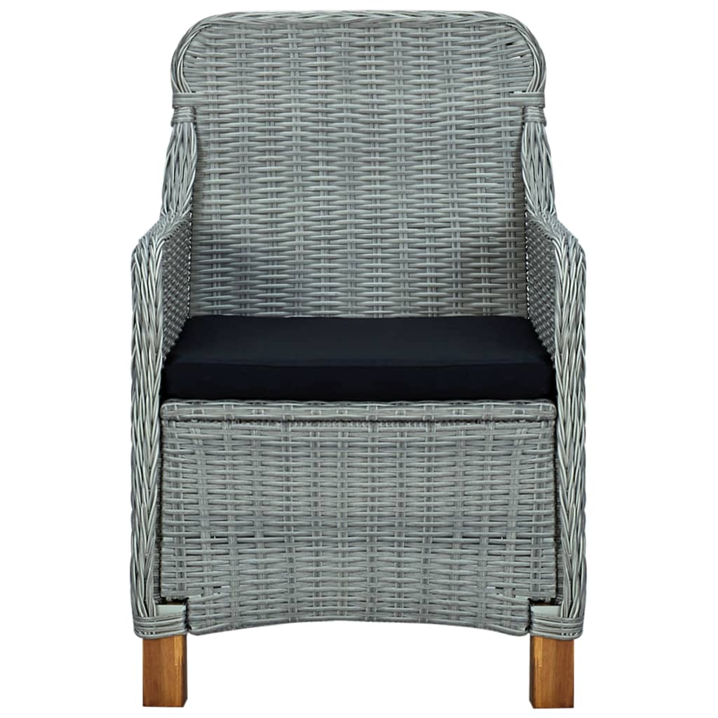 vidaXL Set mobilier de grădină, 9 piese, gri deschis vidaXL Set mobilier de grădină, 9 piese, gri deschis