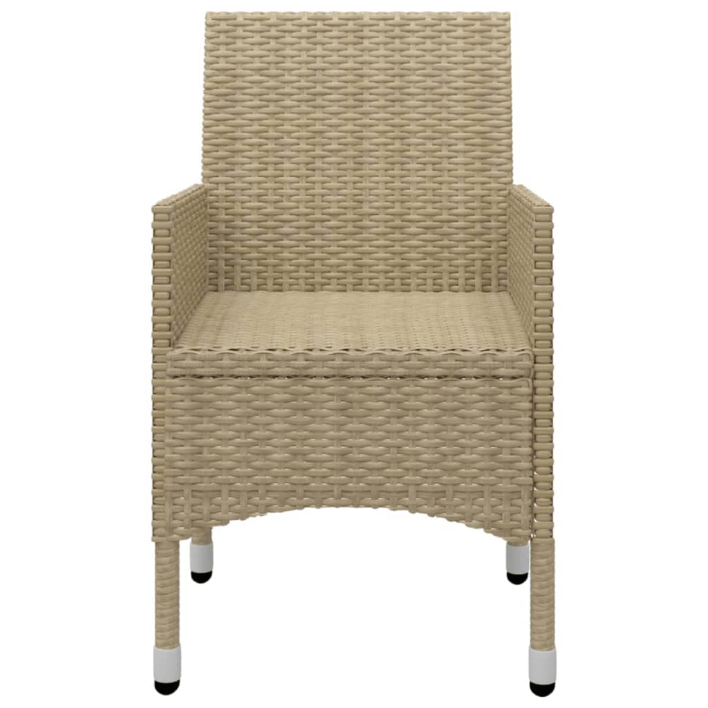 vidaXL Set mobilier de grădină, 5 piese, bej vidaXL Set mobilier de grădină, 5 piese, bej