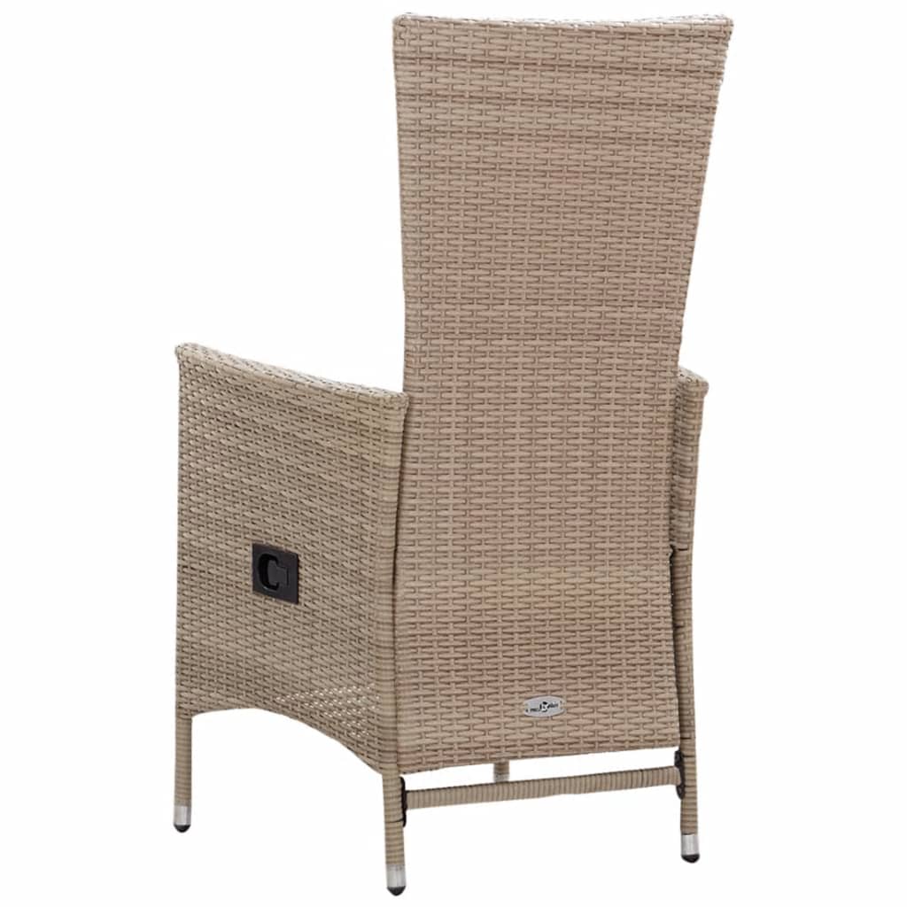 vidaXL Set mobilier de grădină, 5 piese, bej vidaXL Set mobilier de grădină, 5 piese, bej