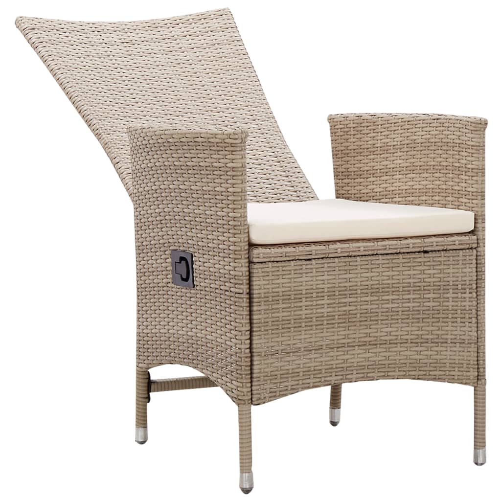 vidaXL Set mobilier de grădină, 5 piese, bej vidaXL Set mobilier de grădină, 5 piese, bej