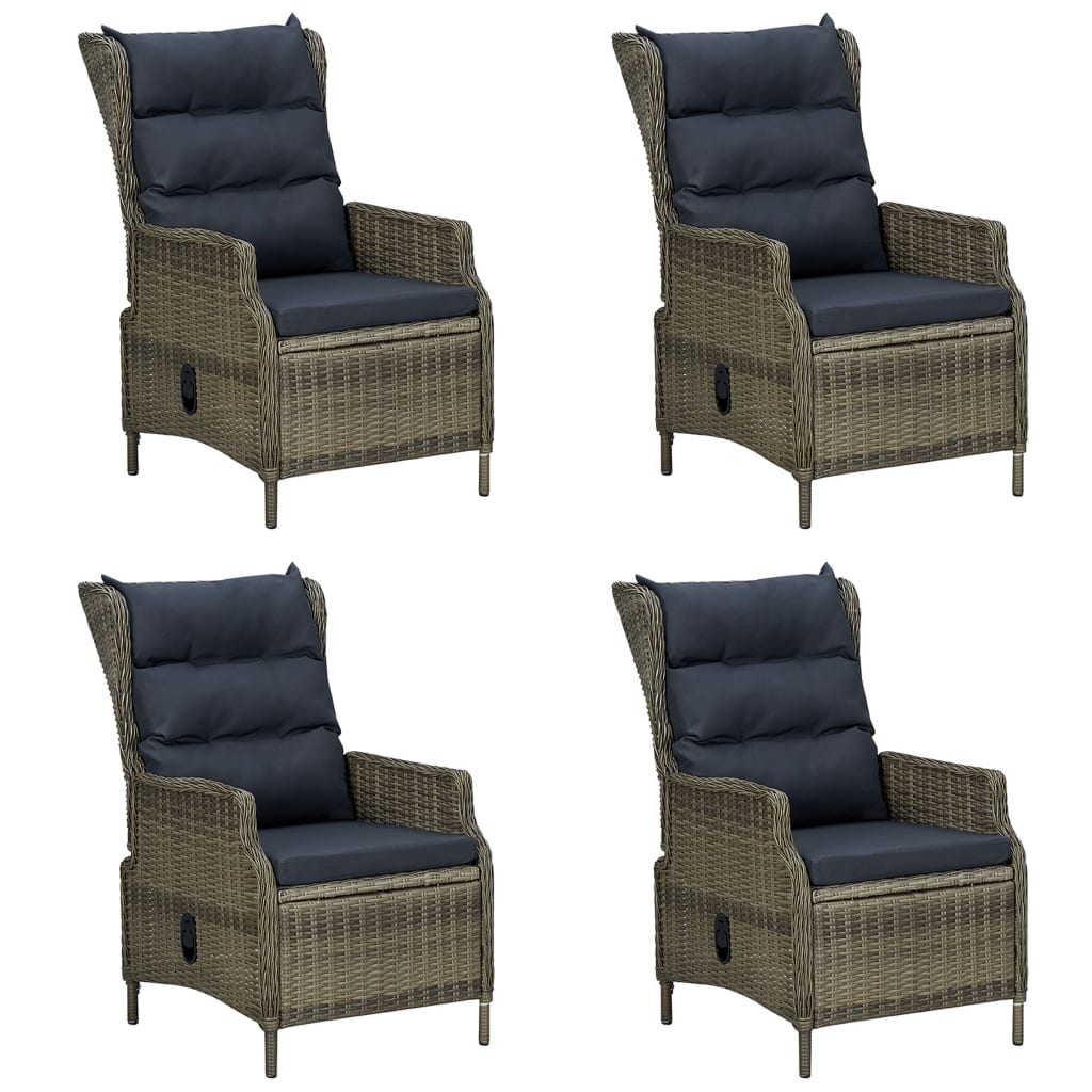 vidaXL Set mobilier de grădină, 5 piese, maro vidaXL Set mobilier de grădină, 5 piese, maro