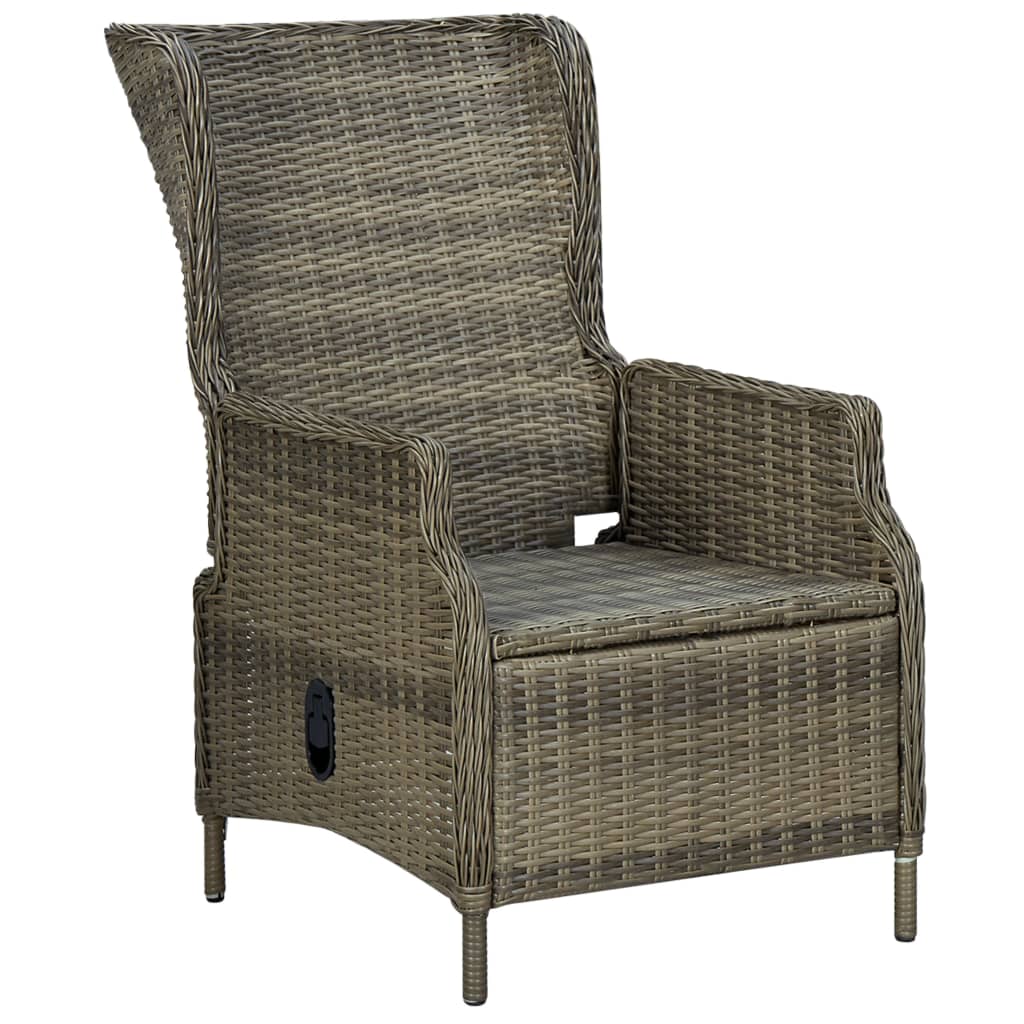 vidaXL Set mobilier de grădină, 5 piese, maro vidaXL Set mobilier de grădină, 5 piese, maro