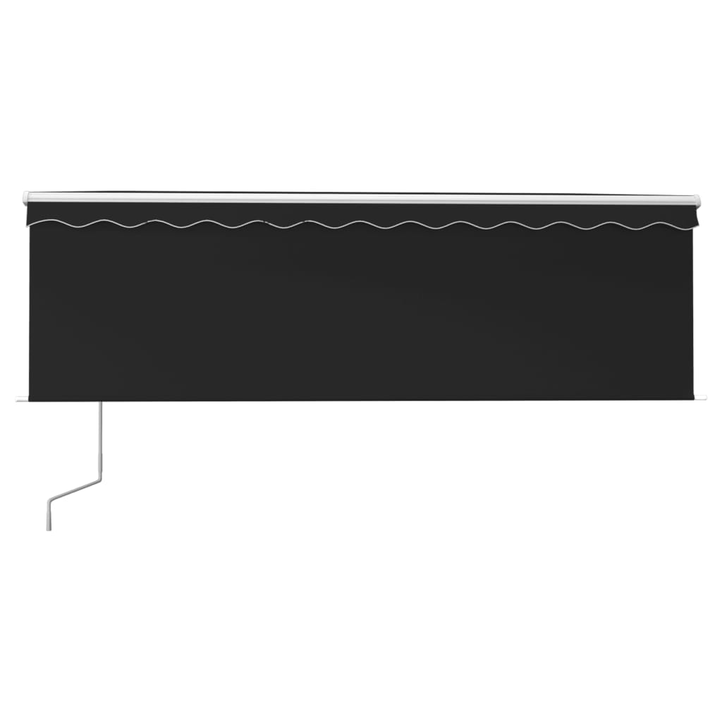 vidaXL Copertină automată cu stor&senzor vânt&LED, antracit, 4,5x3 m vidaXL Copertină automată cu stor&senzor vânt&LED, antracit, 4,5x3 m