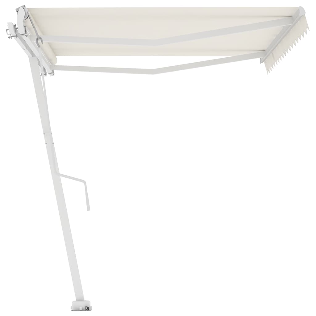vidaXL Copertină autonomă retractabilă automat, crem, 400x300 cm vidaXL Copertină autonomă retractabilă automat, crem, 400x300 cm