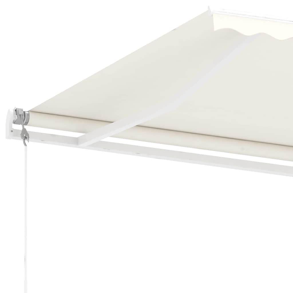 vidaXL Copertină autonomă retractabilă automat, crem, 400x300 cm vidaXL Copertină autonomă retractabilă automat, crem, 400x300 cm