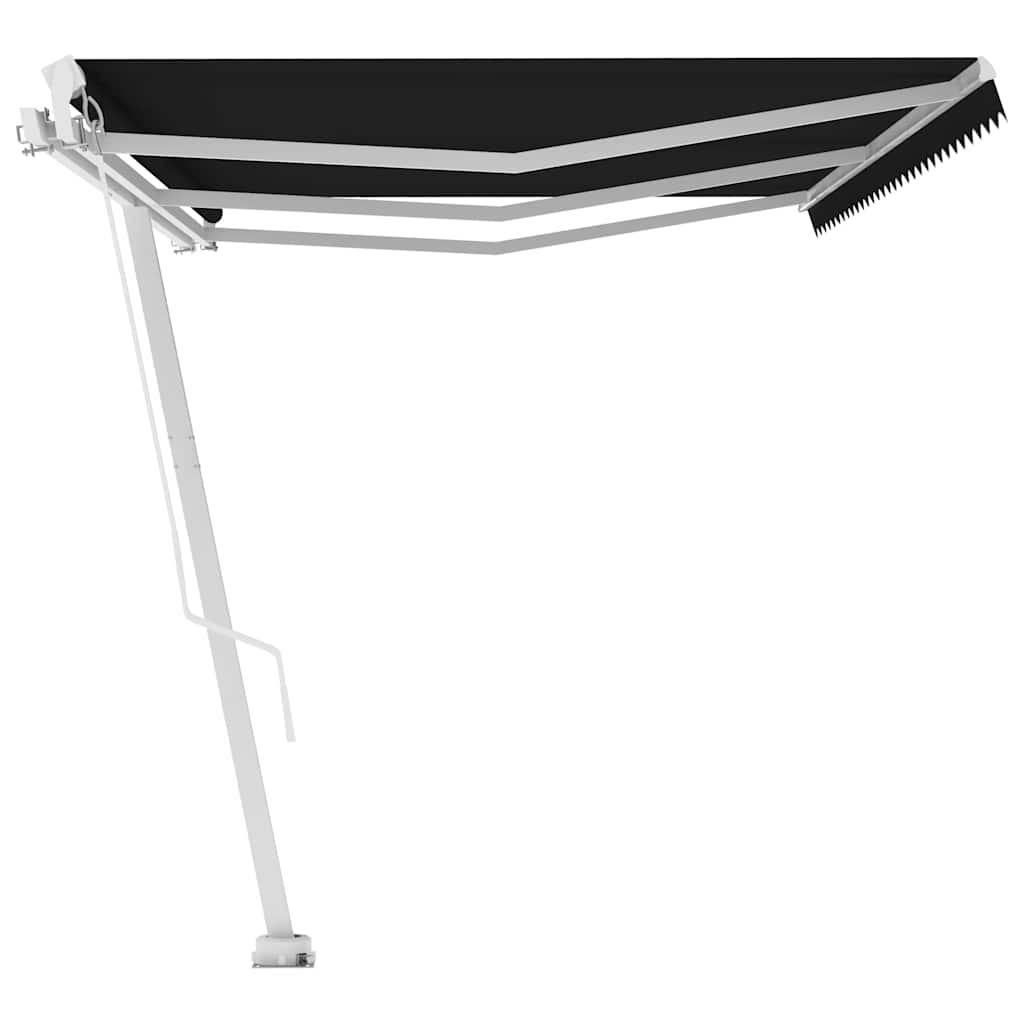 vidaXL Copertină autonomă retractabilă manual, antracit, 600x300 cm vidaXL Copertină autonomă retractabilă manual, antracit, 600x300 cm