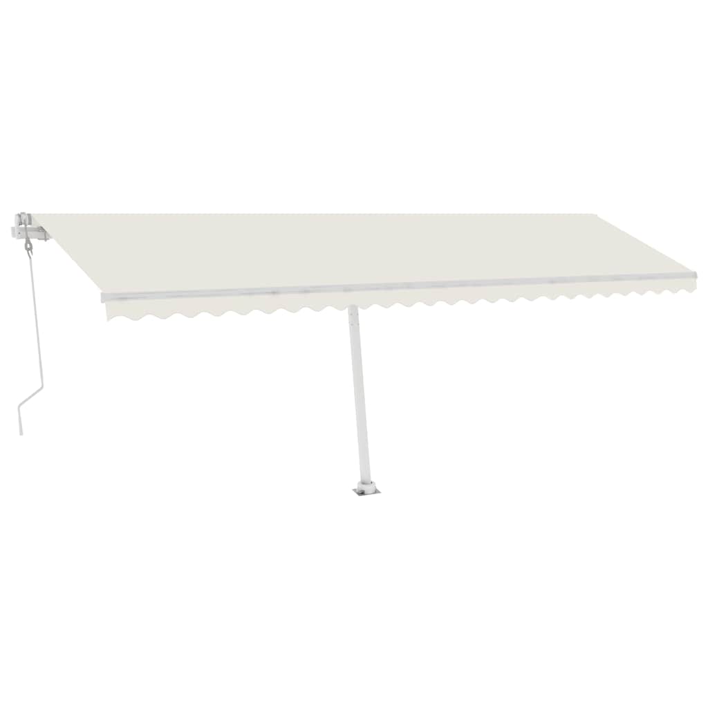 vidaXL Copertină autonomă retractabilă automat, crem, 600x300 cm vidaXL Copertină autonomă retractabilă automat, crem, 600x300 cm