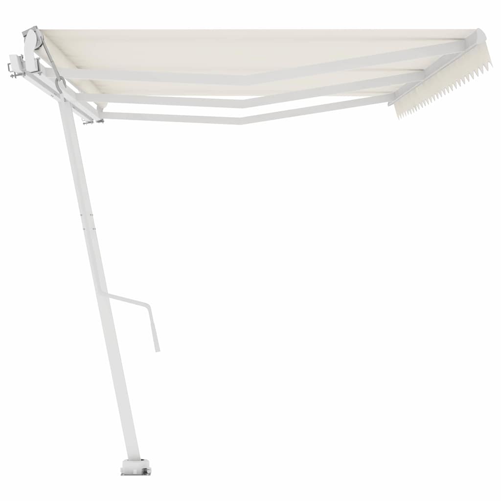 vidaXL Copertină autonomă retractabilă automat, crem, 600x300 cm vidaXL Copertină autonomă retractabilă automat, crem, 600x300 cm